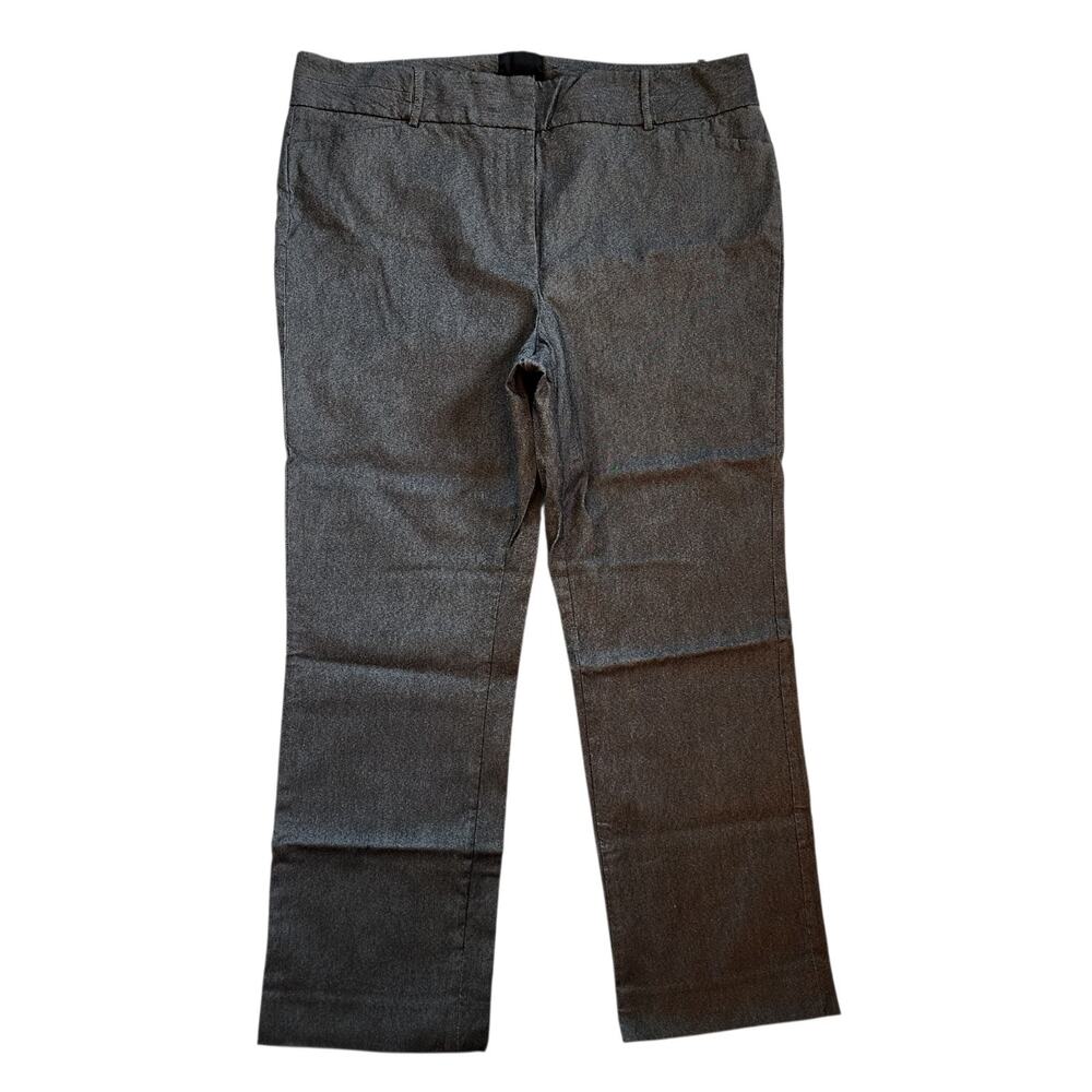 Alex Marie Womens Pants Size 16 Gray Mid Rise Stretch Business Casual Straight